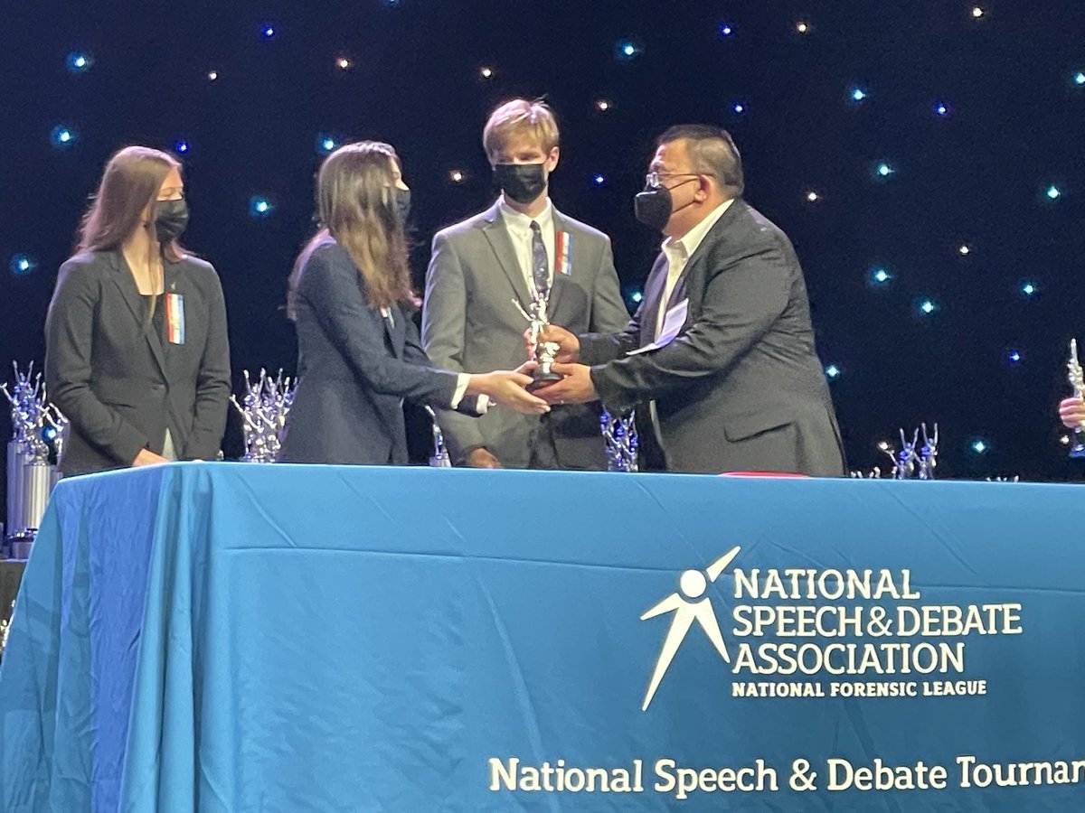 cfhs_SD's tweet image. Congrats to Sophia Avery on 13th in Lincoln Douglas Debate at Nationals.