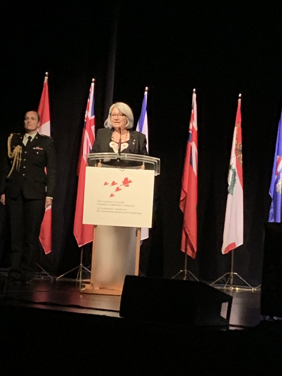 BarbByersCLC's tweet image. The Governor General closes ⁦@GGCLC⁩ 2022. She has given great gifts of wise thoughts &amp;amp; calls to action to every participant.