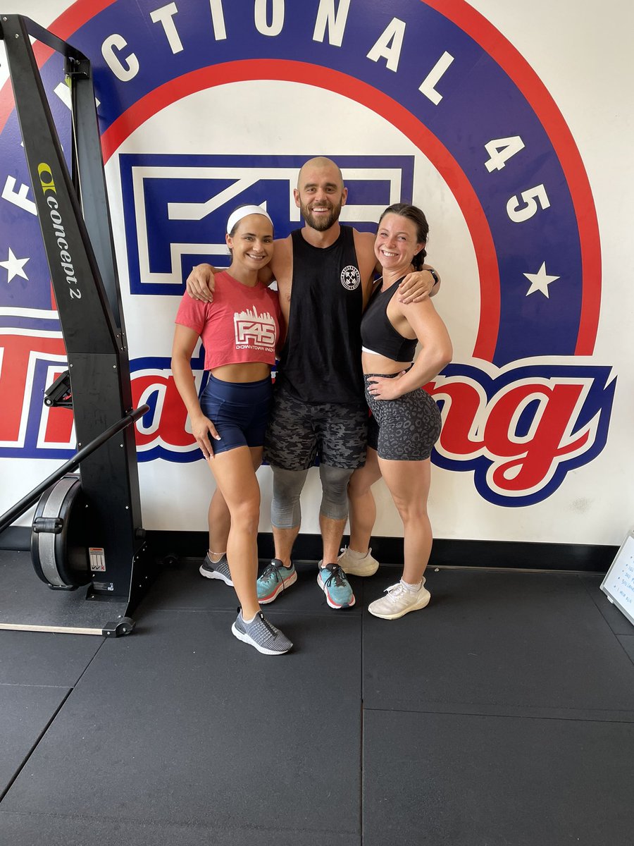 JoeyDevlin_'s tweet photo. Had a great time at my first F45 class today 🤘🏼

@KellyFlynnnn and I got led through a workout by my good friend @alexmckinley_ in downtown Indy

Thank you for havin’ us!! https://t.co/YfDBDL6QK3