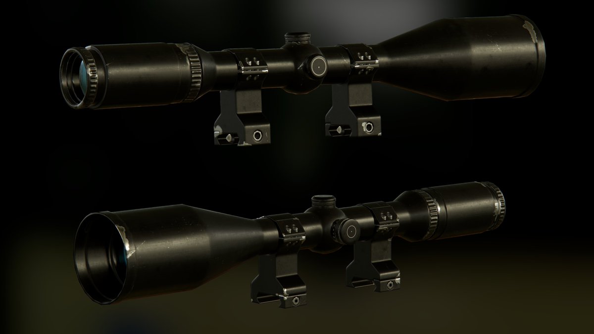 mrnightwing2's tweet photo. WA2K I did for a comossion and textured but never posted. 11.4k tris for the gun and sight is 3.6k.
I'll try post some more stuff this summer but I'm very busy but yes #Blender #Gun #3D https://t.co/FqBmIYlHm1
