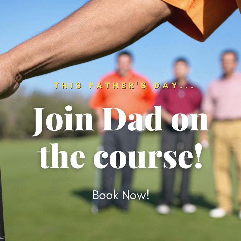 Bring Dad and the whole family out to the golf course this weekend! Book a tee time online here willmargolf.com