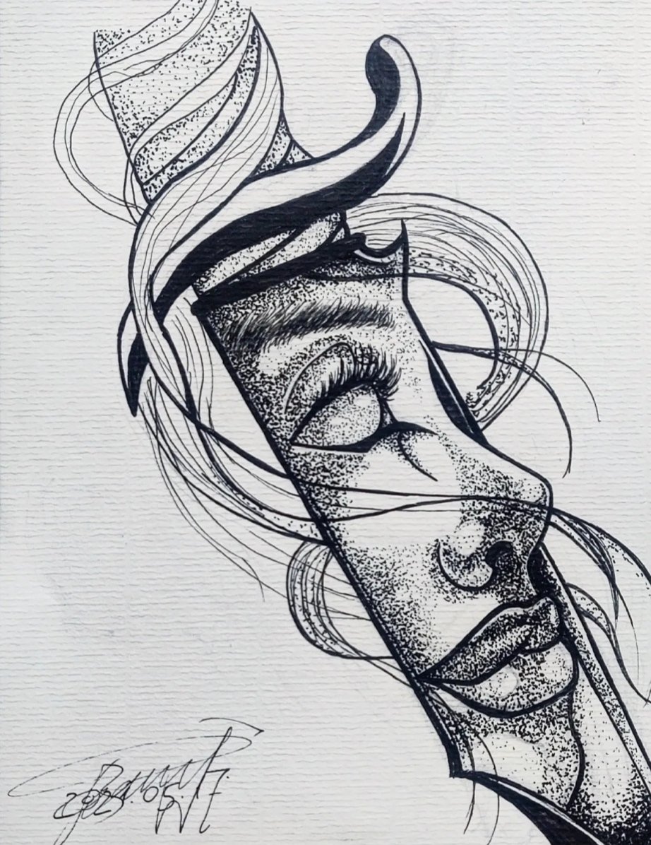 wothermelon's tweet photo. Something old i found on my sketchbook 🤔

#knife #womanface #knifeface #tattoo #tattooideas #tattooart #ink #art #drawing https://t.co/p1SCNRmvvm