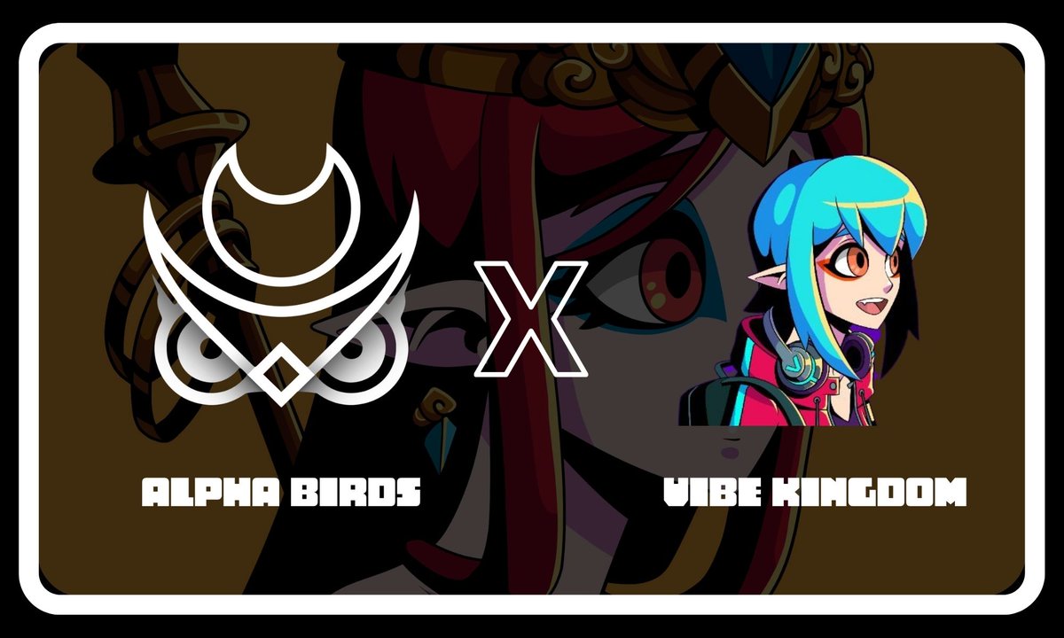 Alpha Birds x Vibe Kingdom 3x Free Mint WL Spots To enter: 1. Like & RT 2. Follow @alphabirds_xyz, @VibeKingdom_, & @giamdoxlong 3. Tag 3 friends + comment #LFV Ends in 24H