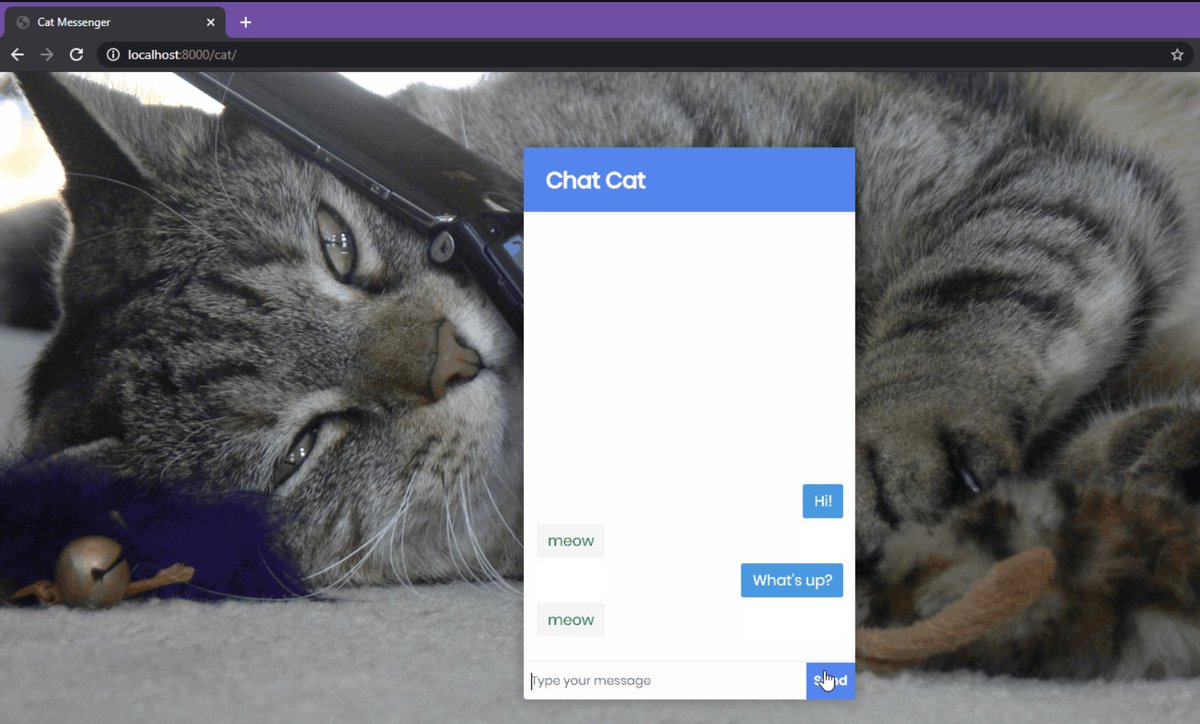 codeMatt0101's tweet image. Day 10 of #100DaysOfCode: learning #Nodejs through this &quot;Chat Cat&quot; workshop! 🚀😀