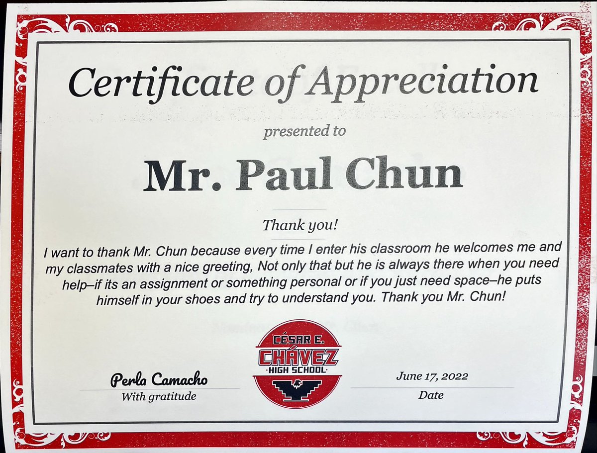 pchunmath's tweet image. Best Certificate Ever!