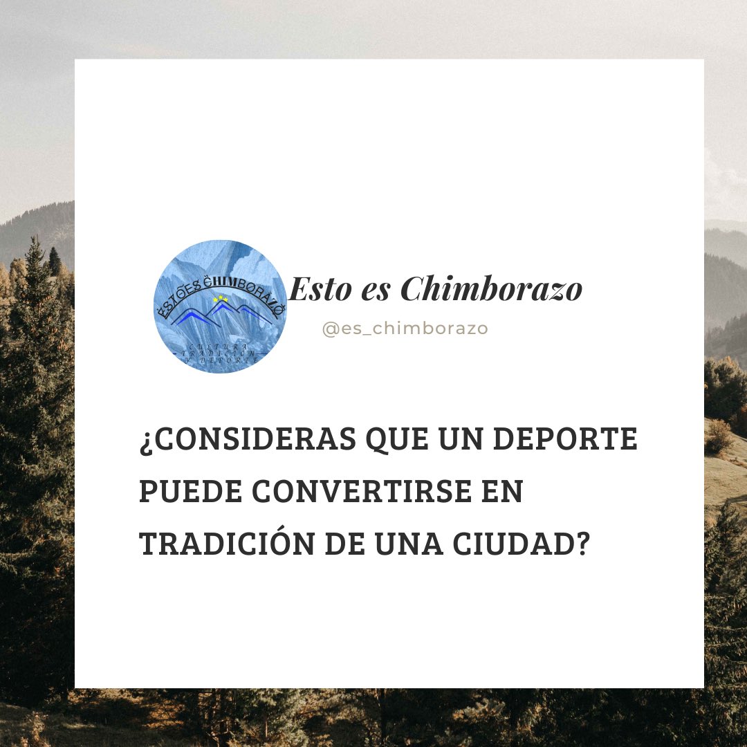 es_chimborazo's tweet photo. sígannos en nuestra página oficial de Facebook 
https://t.co/AE43x9nX30

#deporte #tradiciones #Chimborazo https://t.co/rFSyfyRfkE