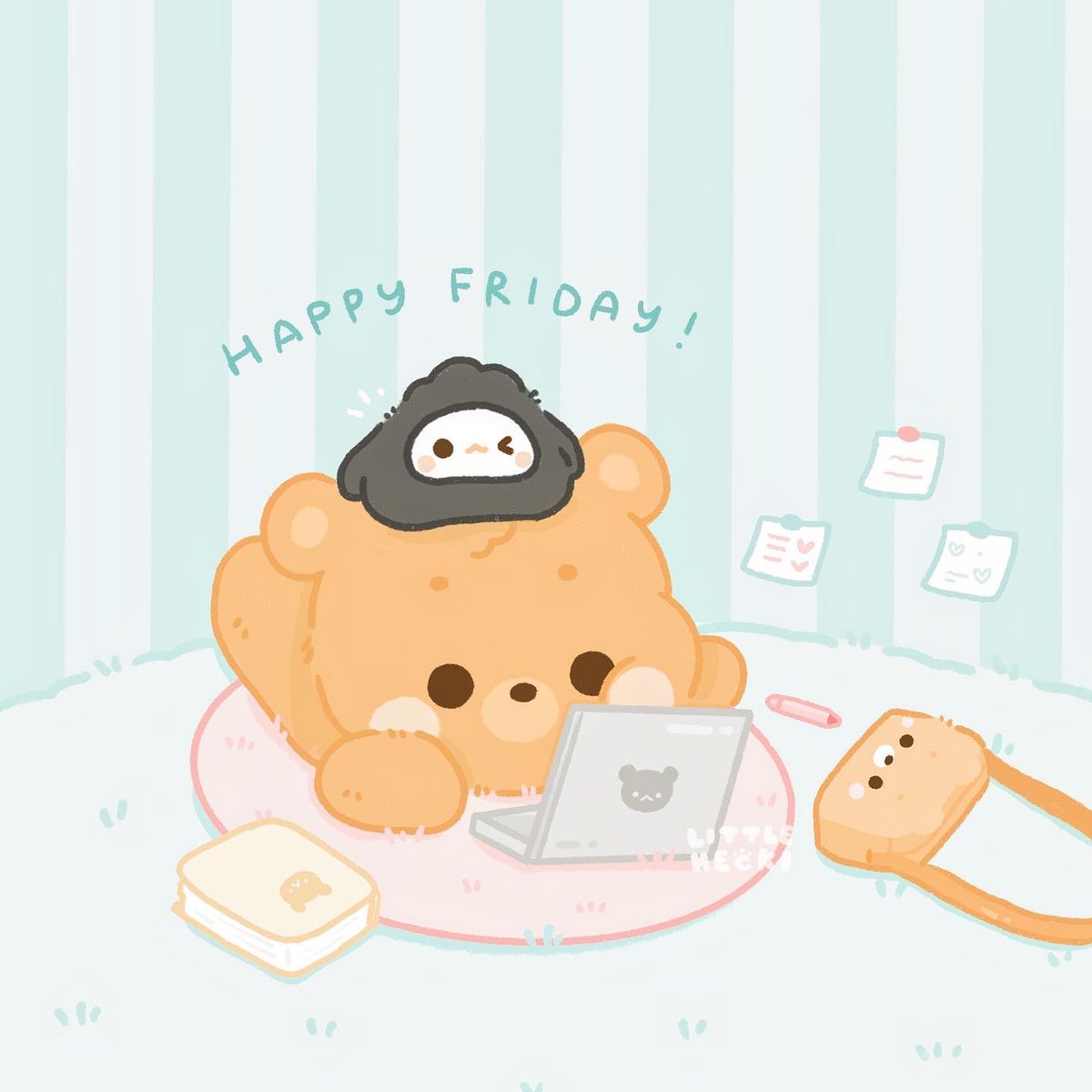 littlehecki's tweet photo. happy Friday y’all!! 🌷✨ https://t.co/WBY6jEQ3aq