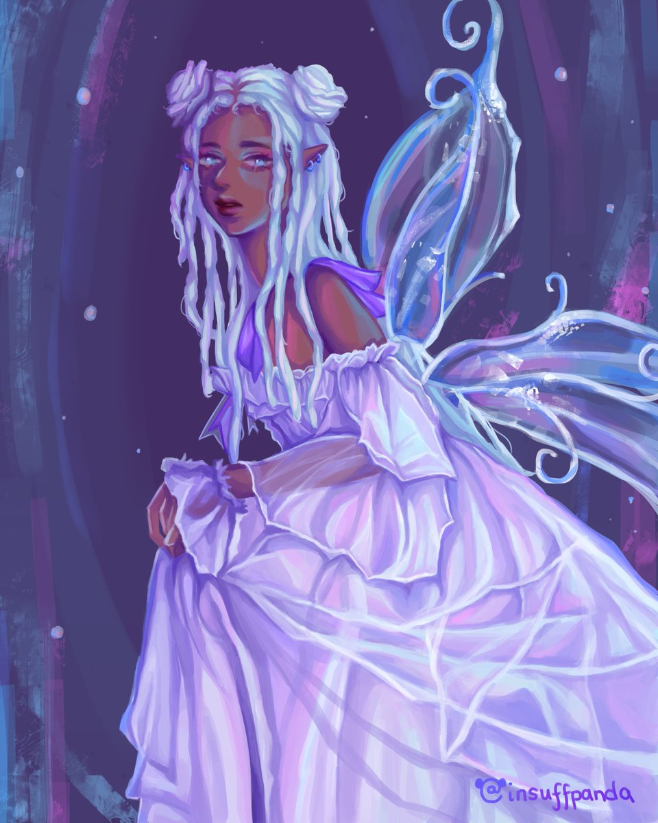 It's less rendered than I want it to be but I wanted to finish something. 
#artist #artistsoftwitter #artistsupport #semirealistic #semirealismart #semirealism #artchallenge #artstyle  #smallartist #art #artwork #fairy #fanart #smallartaccount  #aesthetic #digitalart #fairyart