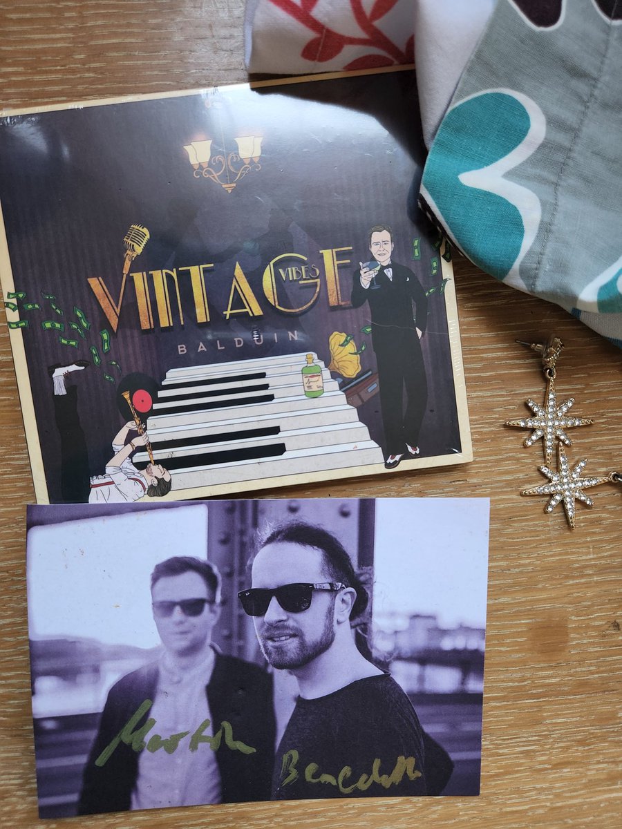 This wonderful surprise just came in the mail!
<a href="/balduinmusic/">BALDUIN</a> is SO SWEET—  how could a girl *not* have a musical crush on them?? 💕