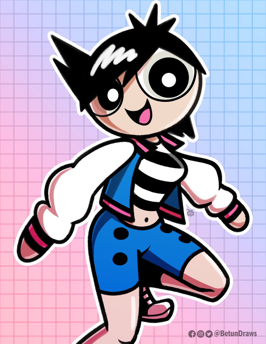 BetunDraws's tweet photo. Me encontré con un dibujo de Noodle al estilo de Craig McCracken que me gustó mucho, así que le hice un fanart jeje
Yo también pensé que era Bellota xD
#fanart #gorillaz https://t.co/WQGbXyWOzx