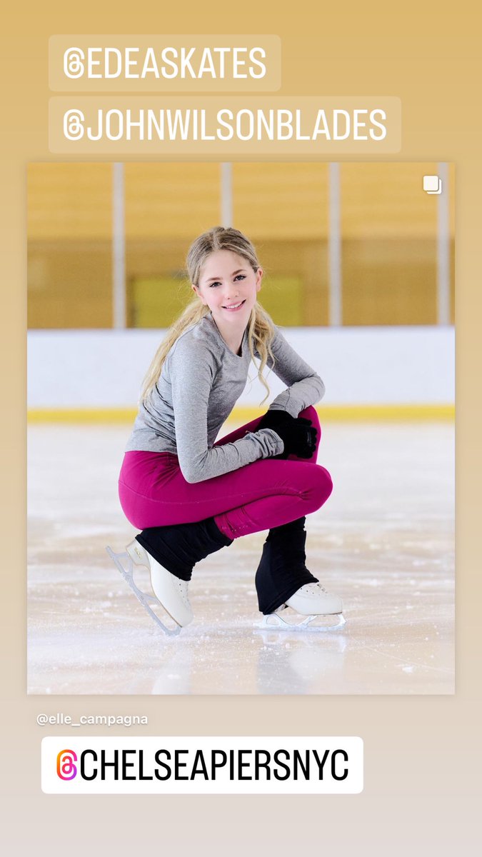 ellewillow310's tweet photo. Thanks ⁦@ChelseaPiersNYC⁩ for fun photo shoot today my favorite place to #figureskate #edeaskates #ellecampagna https://t.co/2aUG7TeI69