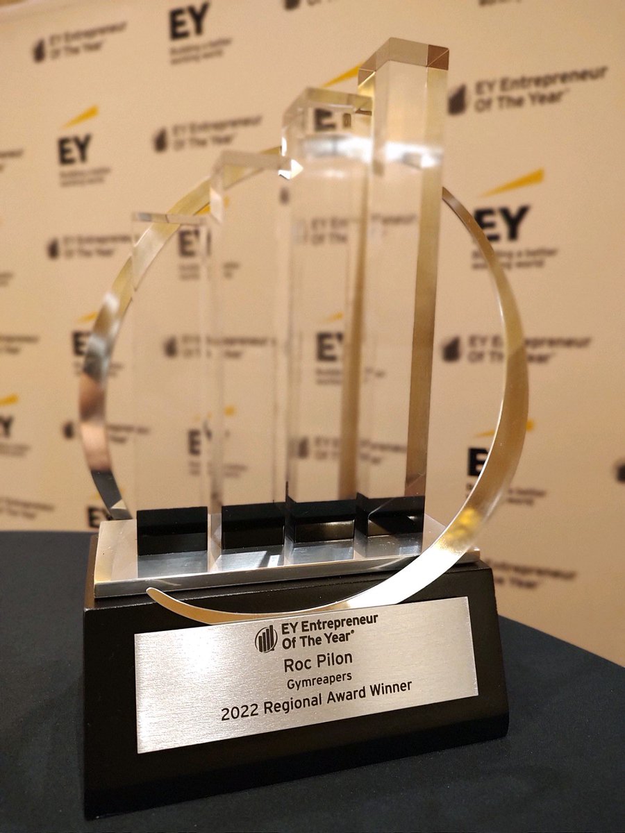 Well done <a href="/rocpilon/">Roc Pilon</a> of <a href="/gymreapers/">gymreapers</a> on being named an Entrepreneur Of The Year Mountain West award recipient! #EOYMTNWEST