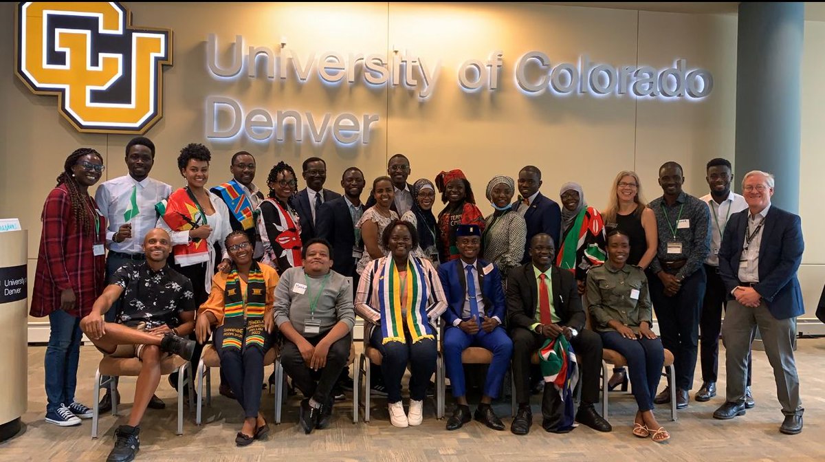 jjbrou1's tweet photo. 𝗨𝗻e 𝗷𝗼𝘂r𝗻𝗲́𝗲 𝗮̀ 𝗗𝗲𝗻𝘃𝗲𝗿,
Tout se passe bien à Denver.
Après un accueil chaleureux du staff de l'Université de Denver, nous avons fait une visite de terrain de l'Université afin de pouvoir nous familiariser à l'environnement universitaire.
#MWF2022 #YALI2022 https://t.co/5LBGeYS8aQ