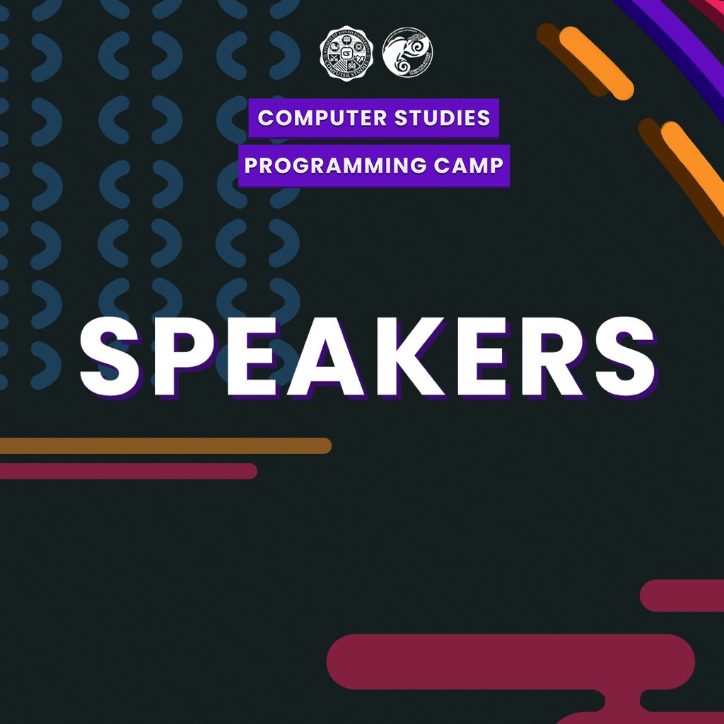 addu_cs's tweet photo. In order to be the best, you need to learn from the best🧠

Campers are you ready? Here is the list for this year's programming camp. Full of talented people. It's not too late to join, register at https://t.co/zbI2jY3Rxz and get ready to be enlightened

#ProgramTheFuture👨‍💻 https://t.co/2dlrmP5mkf