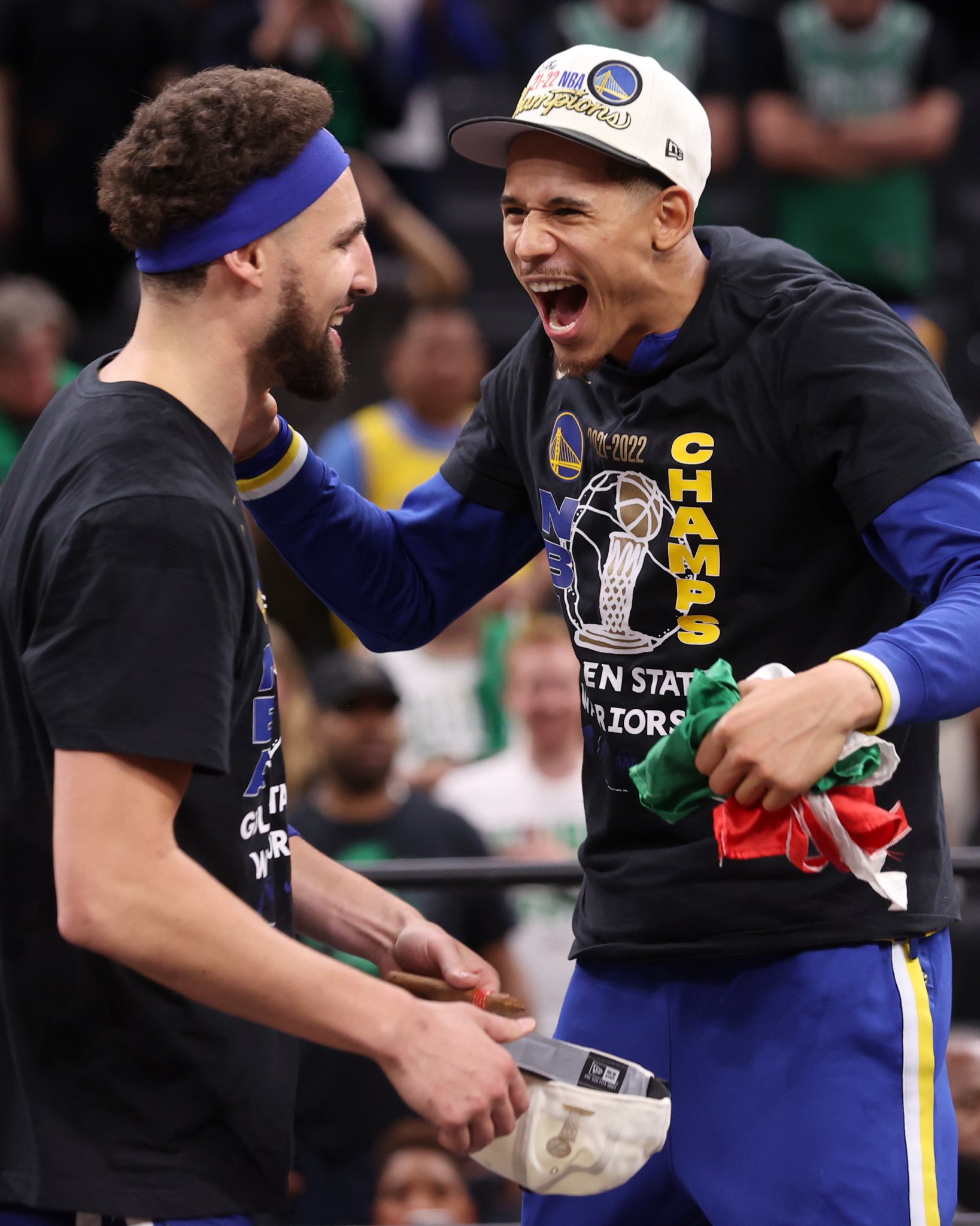 Warriors 2022 NBA Champions hats and shirts are already available