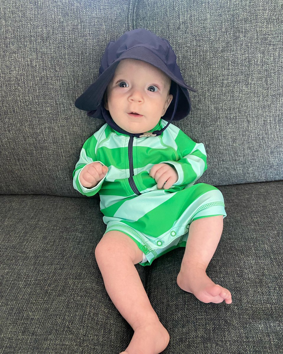 hayleyaller's tweet photo. I’ve never met a baby as chill as Porter! 4 months old already 🤍 so very loved! https://t.co/XoiGlCAIJr