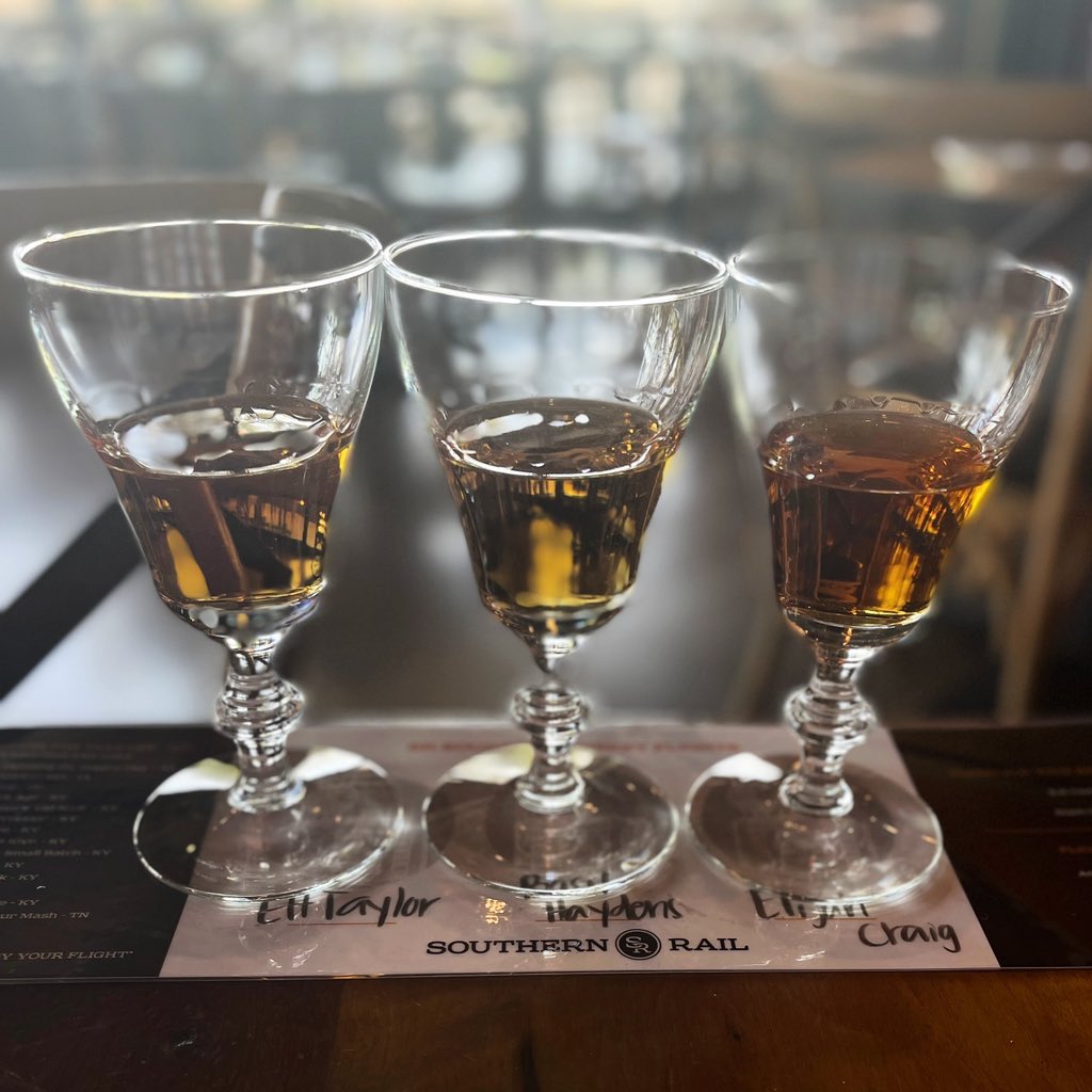 charshaff's tweet photo. #BourbonWeek at @SouthernRailAZ #DateNight https://t.co/Y7PVLb5nqt