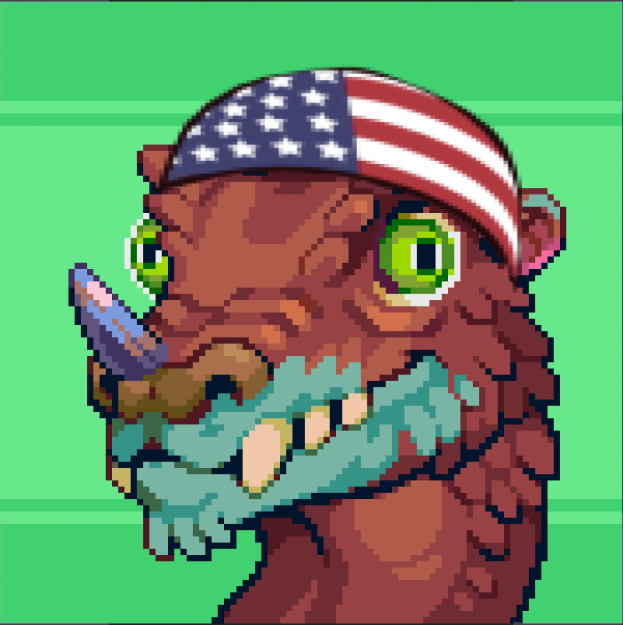 My raptor can finally now look like my mascot :D 

Honestly I'm so honored that @GroovyNFTs reached out to me to help with <a href="/ZaysanRaptors/">Zaysan Raptors | -ZOOM</a>! The ZARMY is real and everyone is so welcoming 🦖

ZOOM ZOOM