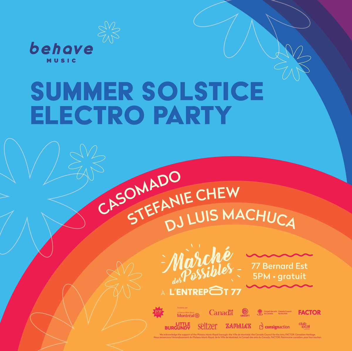 Excited to be playing this event <a href="/popmontreal/">POP Montréal</a> @marchedespossible   with @MissStefC &amp; <a href="/casomado/">Casomado</a>  #deep #afro #vocal #housemusic + #NuDisco #funky #beats  #nuwave #dancemusic #moremusicmoresoul   
Saturday, June 25  5pm-10pm  - At L'Entrepôt77