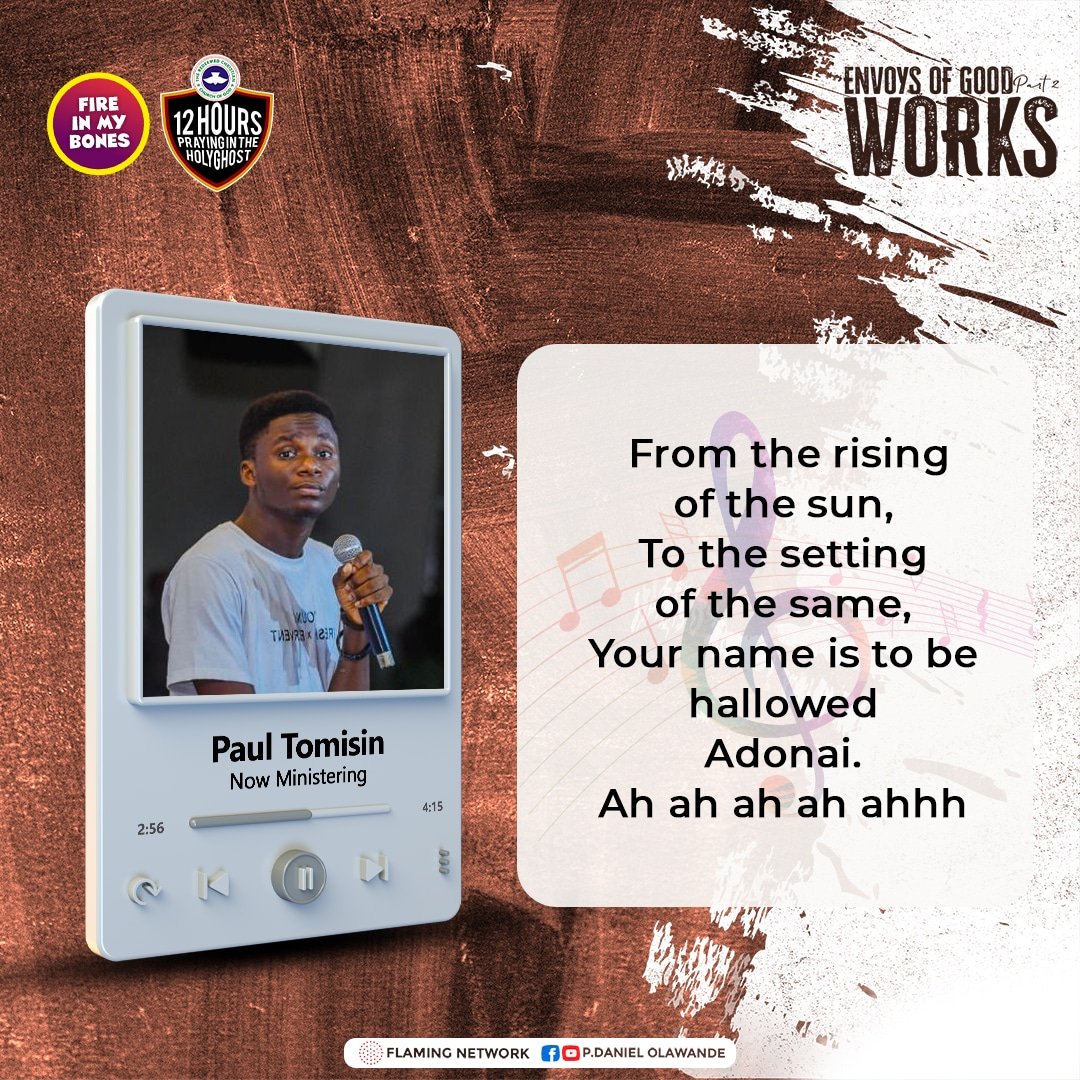 FlamingNetwork1's tweet photo. Beholding the father, worshipping face to face.
#paultomisin
#envoysofgoodworks2
#fireinmybones
#12hoursintheholyghost
#flamingnetwork https://t.co/kvhsnKjRgH