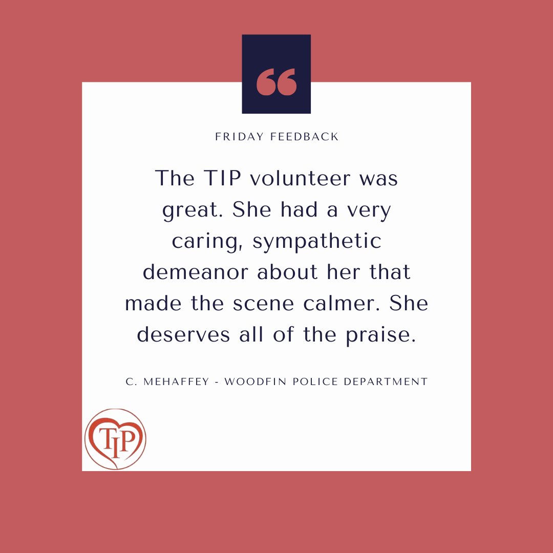 TIPofWNC's tweet image. Today's #FeedbackFriday comes from the Woodfin Police Department. Thank you for your support and feedback!
.
.
.
.
.
#tipofwnc #traumainterventionprogram #buncombecounty #hendersoncounty #transylvaniacounty #tip #citizenshelpingcitizensincrisis #caringforothers #volunteer #wnc