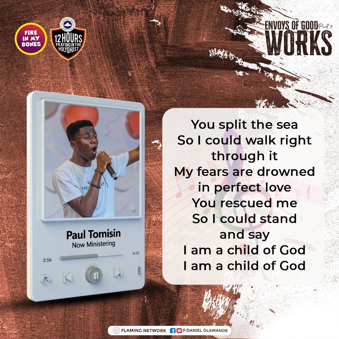 FlamingNetwork1's tweet photo. Excerpts from Paul Tomisin's ministration
#paultomisin
#envoysofgoodworks2
#fireinmybones
#12hoursintheholyghost
#flamingnetwork https://t.co/nRO3WQXBeX