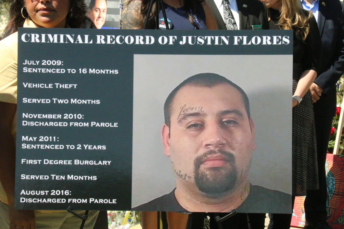 #ElMonte Rally to honor 2 murdered officers also criticized #DAGeorgeGascon policies allowing Justin Flores to be on probation for gun violation rather than in State Prison &amp; would have saved both men. #ALADS Board of Directors announced $100K donation to recall effort.<a href="/knxnews/">KNX News 97.1 FM</a>