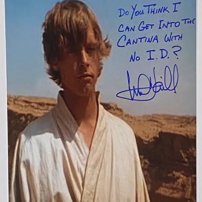 M Hamill autographs tweet media