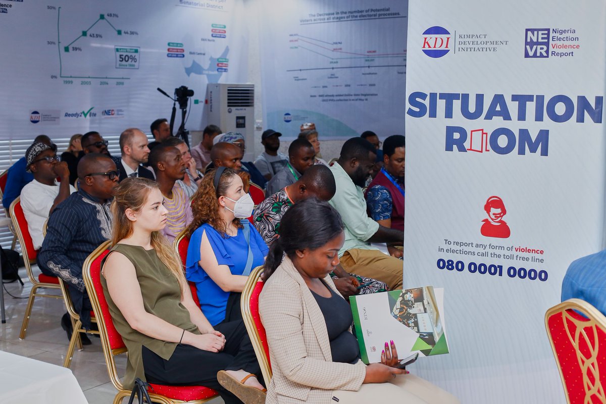 Kimpact_Global's tweet photo. #Pictures
The pre-Election #DataBriefing with stakeholders for #EkitiDecides2022 at the @KDI_ng #Ready2Vote data room today.

#KnowTheFigures
#NEVR https://t.co/4Pxq1dwKbm