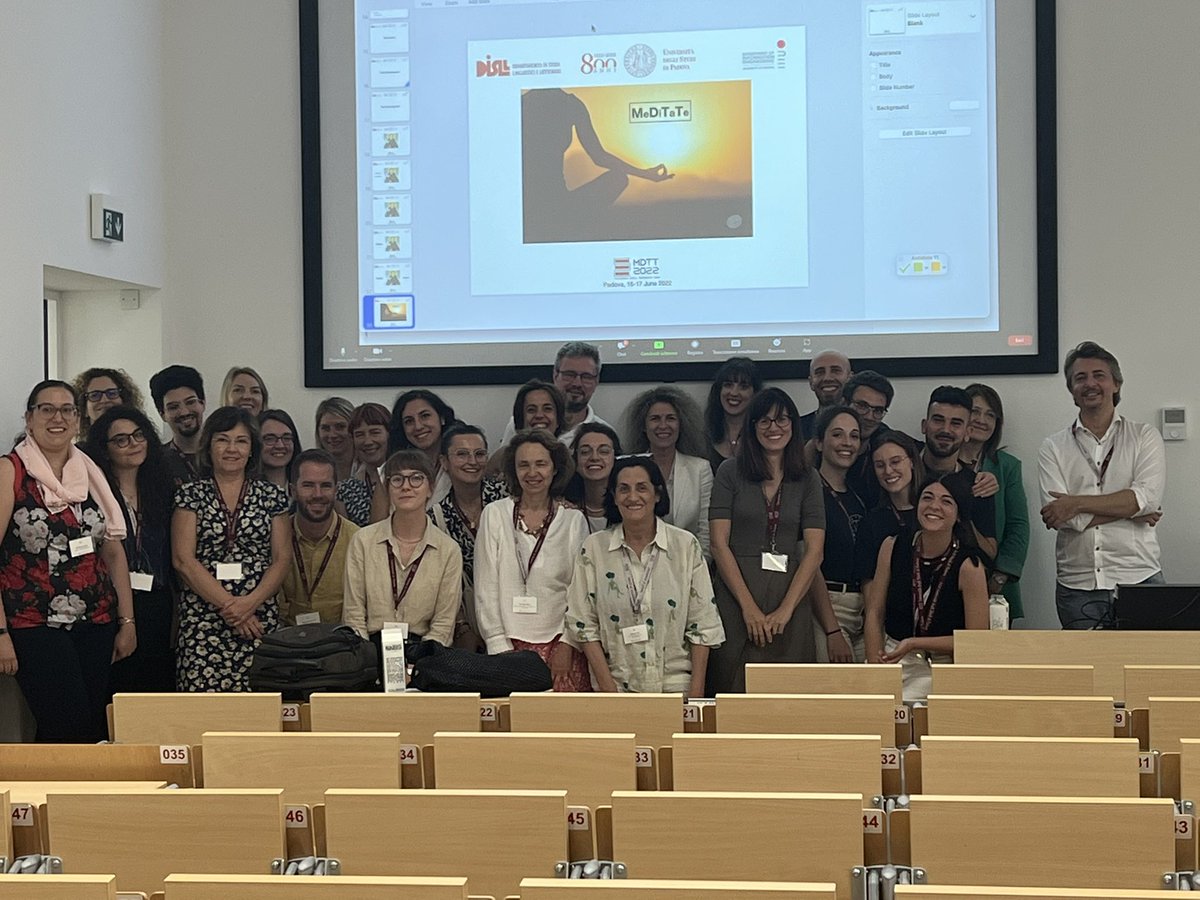 And finally a big thank to all of you for sharing your knowledge, being so kind and participating with such an enthusiasm to this first conference on multilingual #digital #terminology!  Ad maiora 💫