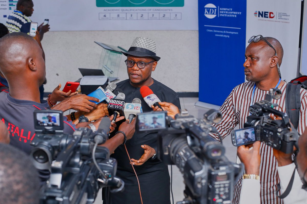 Kimpact_Global's tweet photo. #Pictures
The pre-Election #DataBriefing with stakeholders for #EkitiDecides2022 at the @KDI_ng #Ready2Vote data room today.

#KnowTheFigures
#NEVR https://t.co/4Pxq1dwKbm