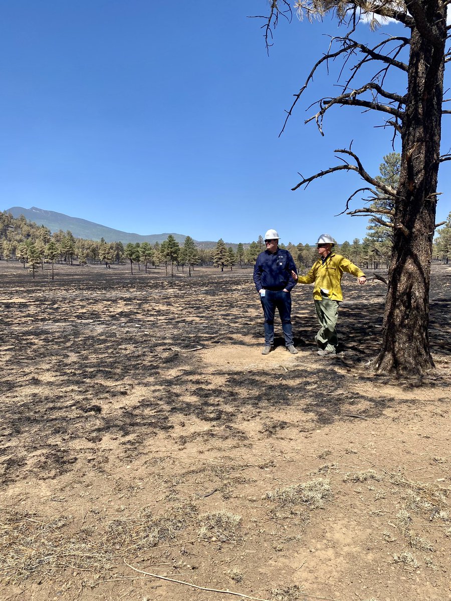 LebovitzMallory's tweet photo. In field today with our amazing flagstaff colleagues and community leaders! It’s a good, and timely, reminder of what it means to care for one another ❤️ #PipelineFire #iworkataps #humankindness https://t.co/jeZMEerJKz