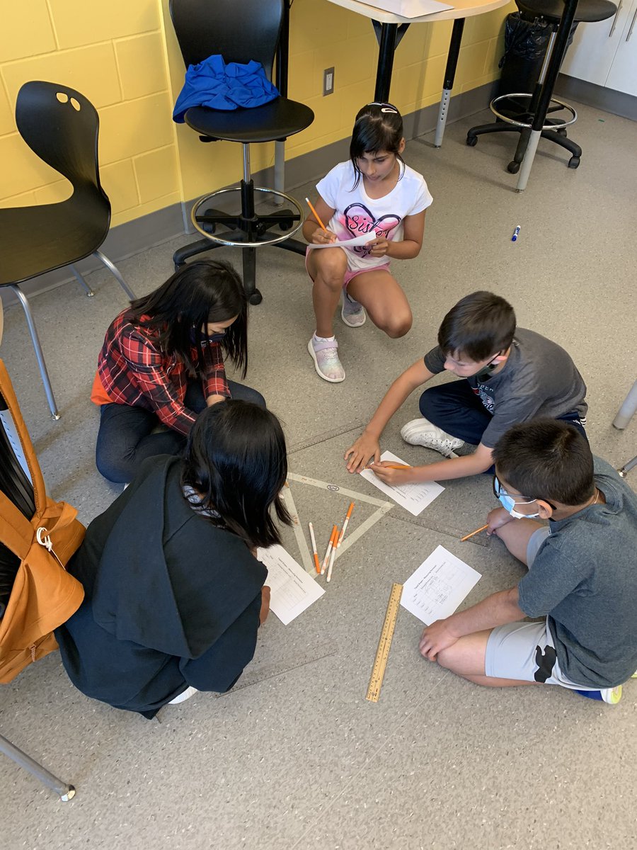 lagimodieret's tweet photo. Great teamwork during our morning meeting math activity today! Students worked together to measure the perimeter of shapes. #escsmastery #sagecreekLRSD https://t.co/WzSVzyn3V2