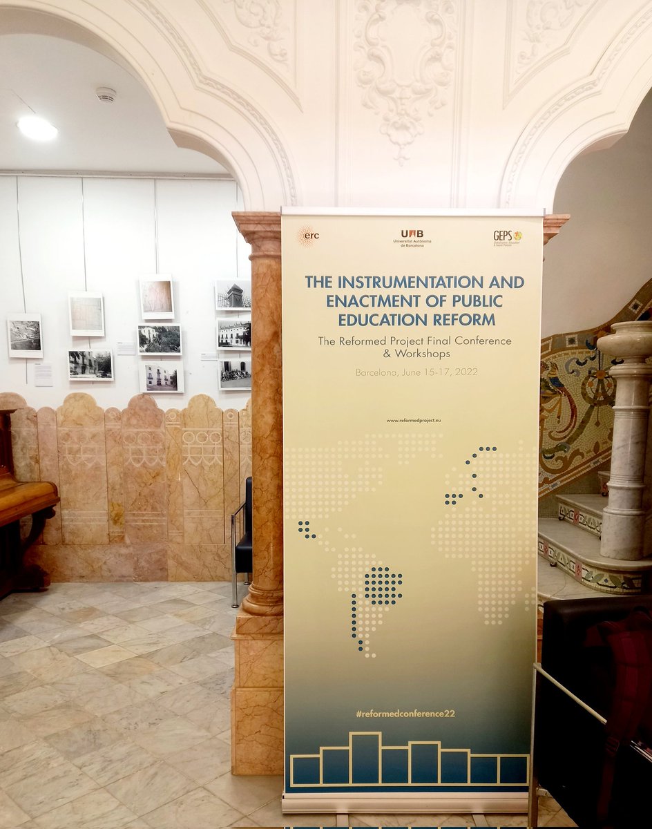 Great #ReformedConference2! Congratulations, <a href="/VergerAntoni/">Toni Verger</a> and @ReformEd_prj team