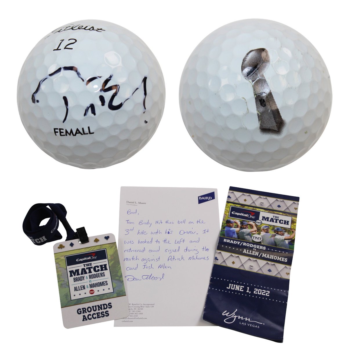 Golf_Auction's tweet photo. “Have you ever seen one of these!?”
As a matter of fact we have, and you can too 😎🏈⛳️
@SpCollectibles @TomBrady #tombrady #femall @darrenrovell
Comes with @JSALOA
authentication. Place your bids now, the auction ends Sunday, Fathers Day at 10pm ET
https://t.co/PZns5vaKL9 https://t.co/vw1nO8koVz