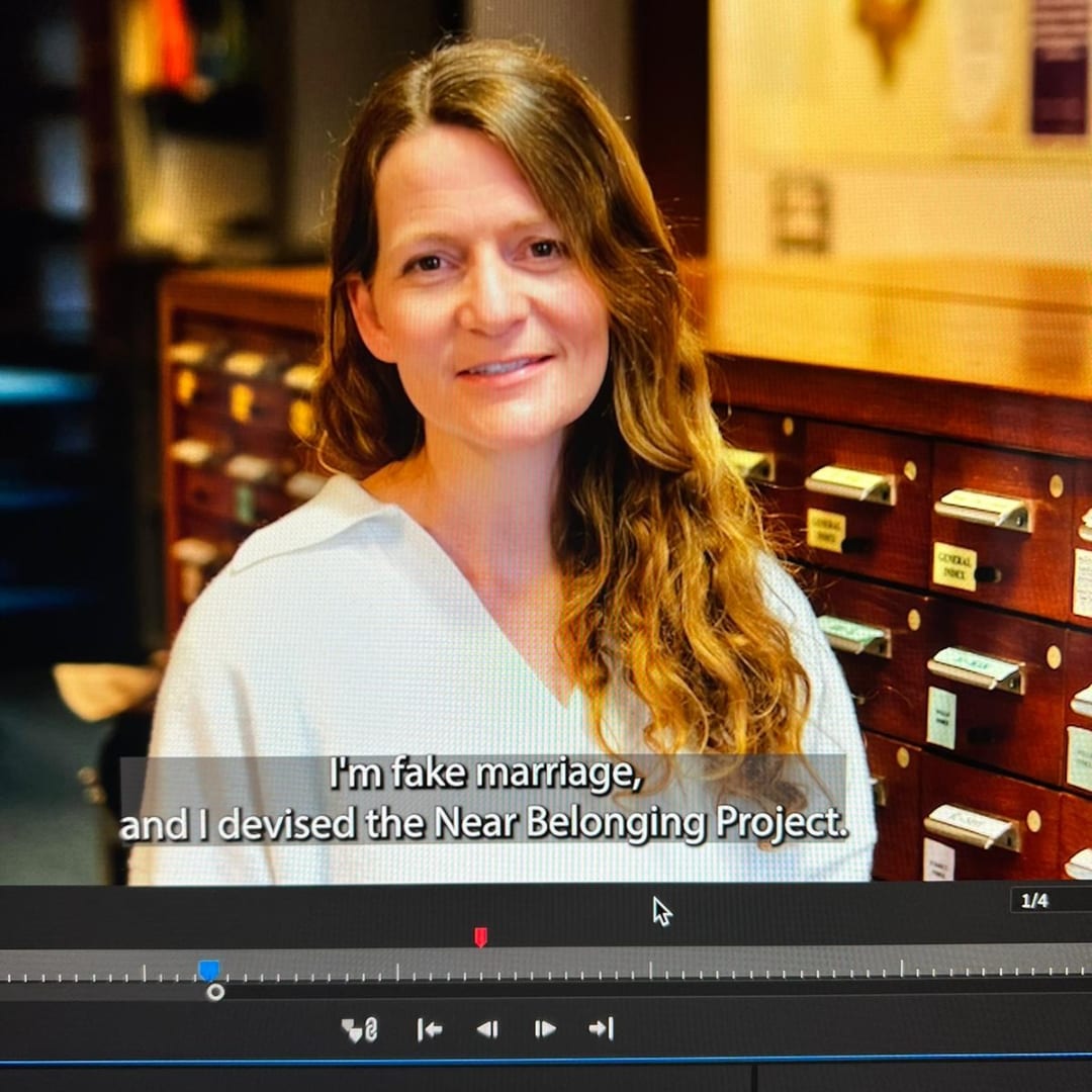 fayeclaridge's tweet photo. @adobe auto caption has renamed me. Strangely appropriate to one of the #NearBelonging stories revealed by participants working with the @Chambearlin Graham Studio Collection. Thank you for sharing mid edit #charliefloundersphotography
@AdobeUK #autocaption #subtitle #nickname https://t.co/7awtekC7TG