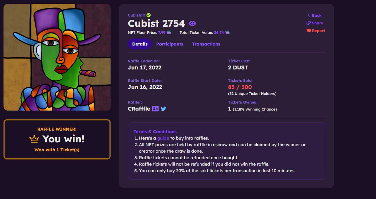 Just won this <a href="/CubistNFT/">🎭Cubist</a> at an Raffle of <a href="/FamousFoxFed/">Famous Fox Federation 🦊🟠</a> 🤫💎

#CubistNFT #SolanaNFTs #FamousFoxFed