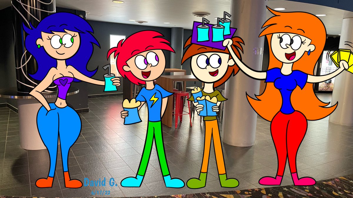 SparkCartoons's tweet photo. Simon and the gang are at the movies right now, preparing themselves for a new movie.
(Photo taken April 22nd, 2022)
#SimonAndPals #AtTheMovies #Lightyear #ToonsInRealLife #BlueLightningDoodles #BlueLightningEntertainment #BlueLightningCartoons #BlueLightningAnimationStudios https://t.co/9OJdifIzui