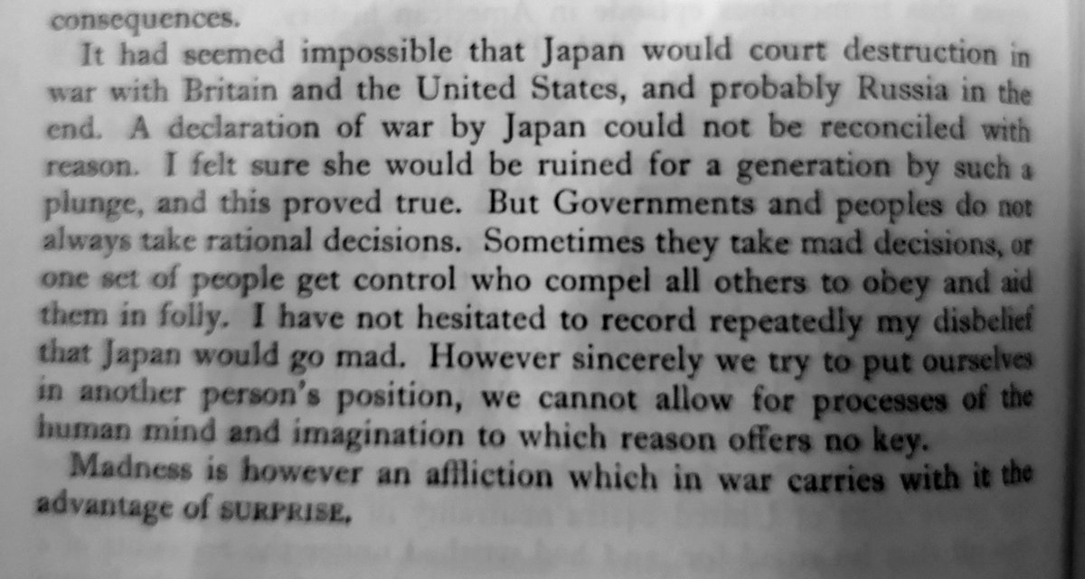 DavidAndrewsT12's tweet photo. @LawDavF "9.       As Rules 1-8 are self-evident those political leaders who ignore them and launch a war are apt to achieve surprise, simply by being stupid."

"Madness is however an affliction which in war carries with it the advantage of SURPRISE" https://t.co/0wttd02ij0