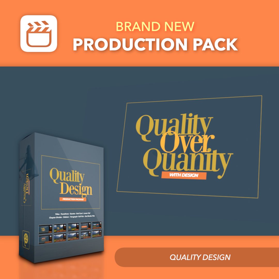 PixelFilmStudio's tweet image. Each #productionpack plugin is highly customizable with controls for everything from the color to the font. Not only that, but they are compatible with any resolution and aspect ratio project and M1 Compatible.