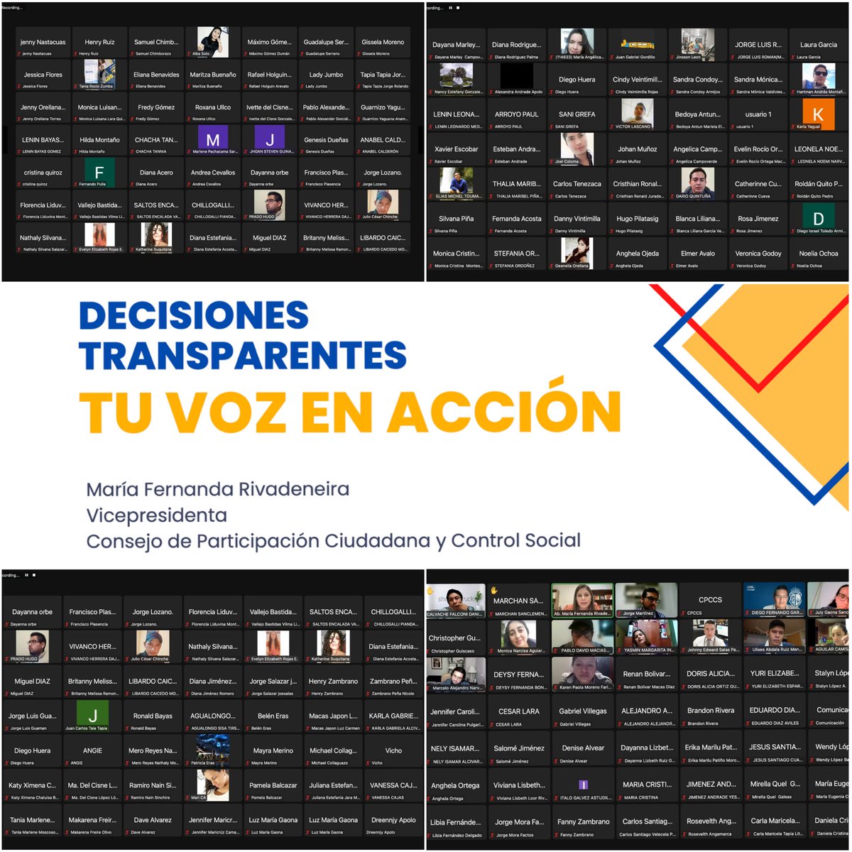 mrivadeneirac's tweet photo. ¡Seguimos construyendo un #EcuadorParticipativo junto a la juventud! 🤗🔥
✅ Gracias a las y los estudiantes de #AdministraciónPública y #Economía de la @utpl por participar en #TuConsejoEnTerritorio y por atreverse a ser actores por un #EcuadorTransparente!
📌 ¡Únete! 🇪🇨❤️ https://t.co/Gf4MBLMJY4