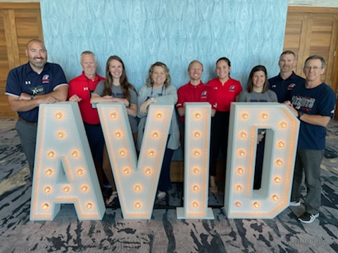 DelightedDeMoss's tweet photo. These Pioneer Patriots are avid fans of AVID! #AVID4Possibility #ThePatriotWay #ISDStrong https://t.co/wBXtQGAThH