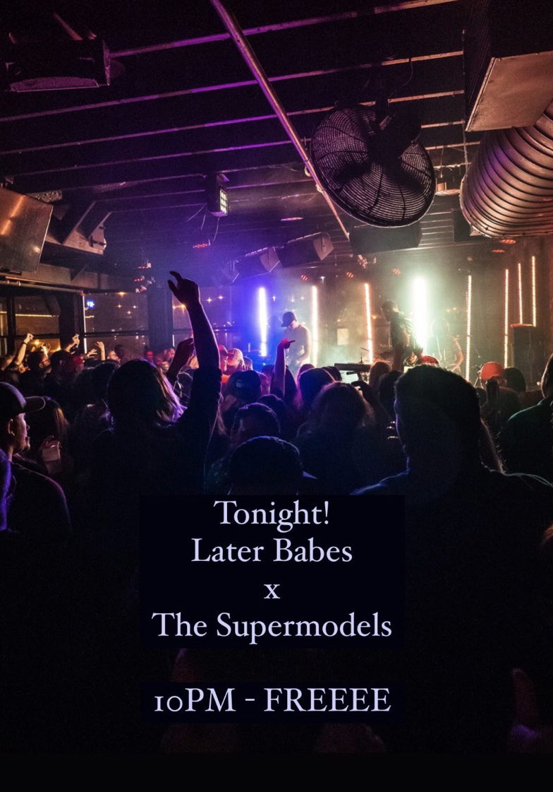 Playing a free Later Babes show tonight at PAve in downtown Sioux Falls! Come through!