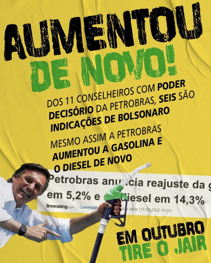 Gasolina do Bolsonaro