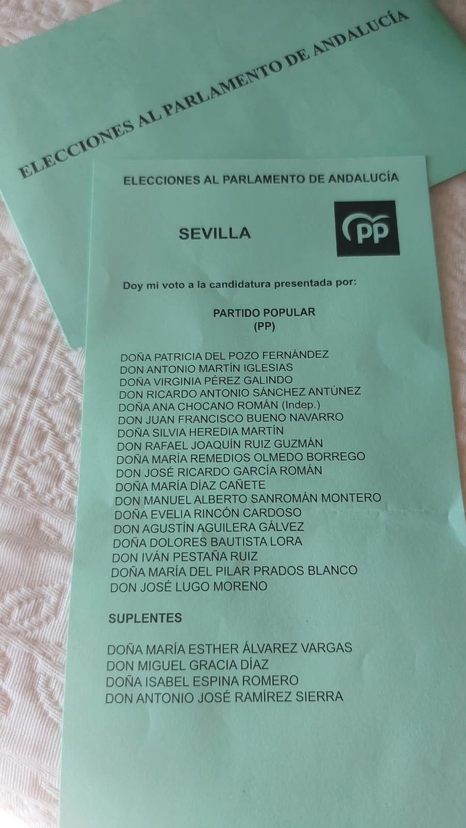 RicardoS2019's tweet photo. En esa papeleta tengo puesta mi ilusión en una #Andalucia más próspera. Que siga avanzando y siendo puntera en España en creación de empleo y desarrollo.
Pido vuestra confianza en el presidente @JuanMa_Moreno. Un líder honesto y comprometido para ganar el futuro de nuestra tierra https://t.co/ACQKNalZbv