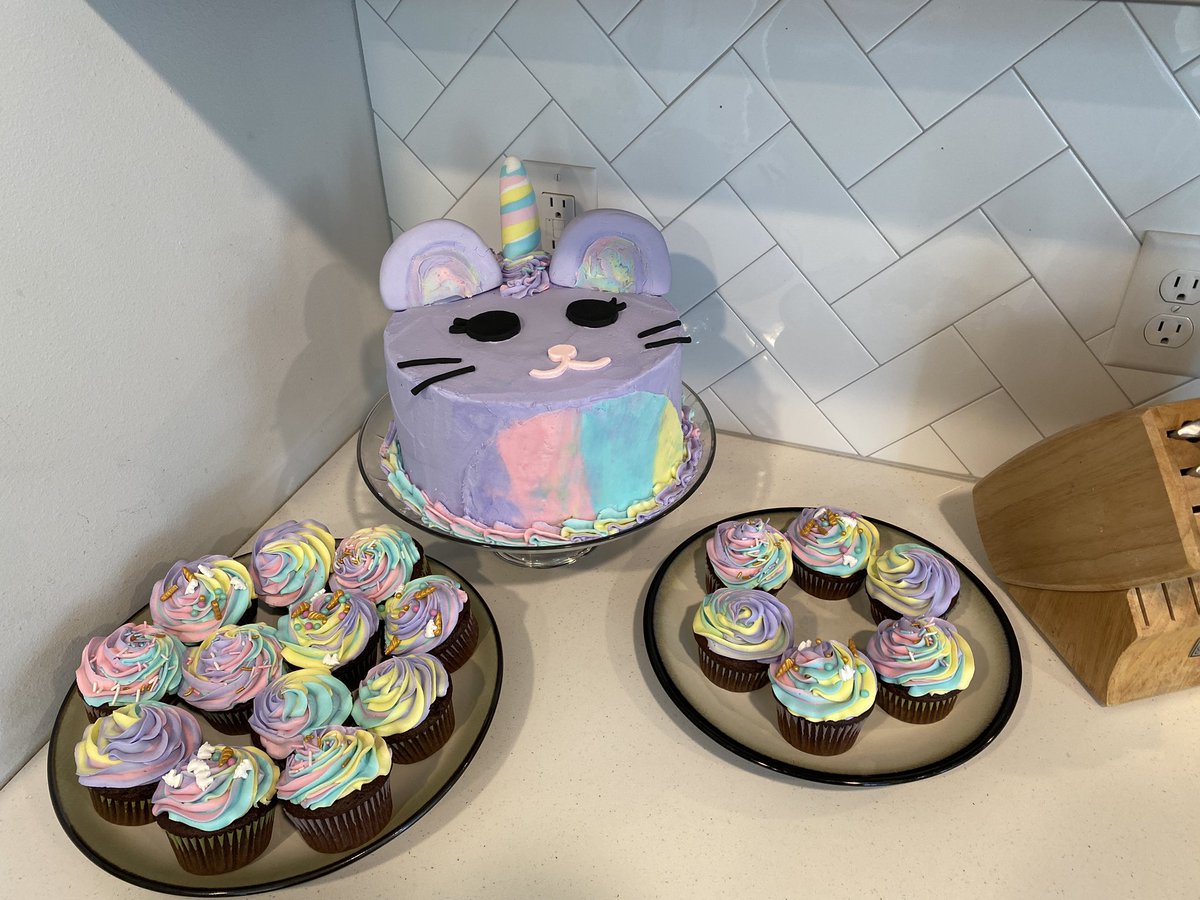 cheekmw16's tweet photo. When your baby girl asks for a 🎂 of her fav Squishmallows pillow…you do your best & whip something up👨🍳. Sure, the eyes may be too big. The 🌈 tummy could look better, and yea those are round ears, not pointed. But the look on her face makes it all worth it! 🤩🥳 #turning4 #HBD https://t.co/C5hUoEAuUG