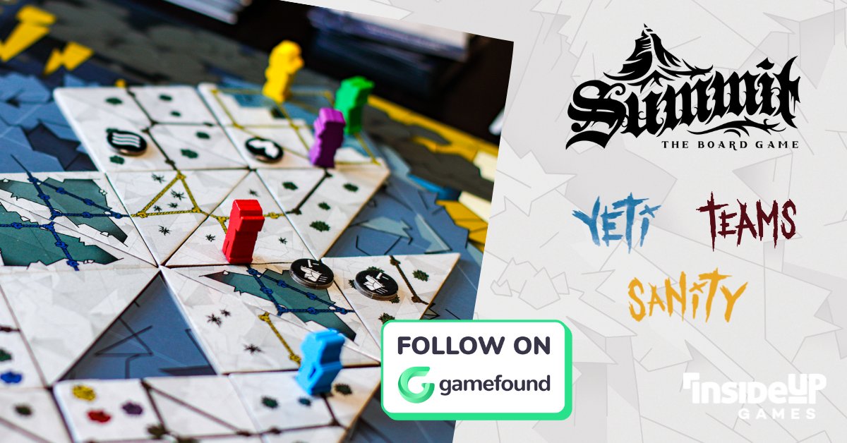 Have you braved the world's deadliest mountain in Summit? 

Recently named Trey Parkers #1 game of all time, Summit  offers co-op, competitive, and solo gameplay.

With 3 expansions and a big box, you won't want to miss this project on Gamefound!

ow.ly/Xsw150JAEss