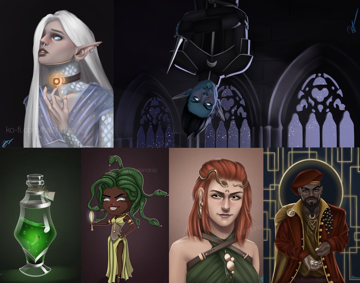 Happy #selfpromosaturday peeps!

I make fantasy art and am open for comms! Check out my works and info on my ko-fi link in my bio! 💜

Feel free to use this thread to promo your stuff 💜🗡