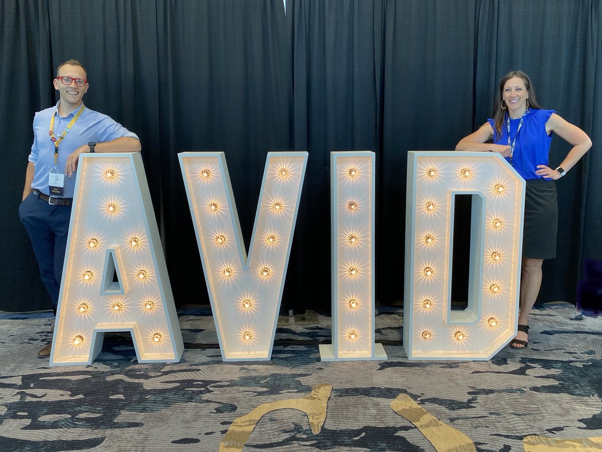 MetaCoach_Stew's tweet photo. My first AVID experience as a Staff Developer!  Science CoP is where it’s at…especially with Leif as a partner :-). #AVID4Possibility https://t.co/GCWSEYz6rB