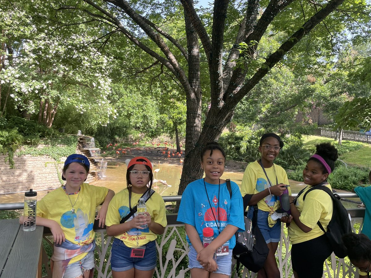 Another successful year for GT Camp Challenge!! A trip to the Dallas Zoo to end our week of challenges all about animals 🦒 🦓